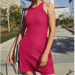 Beyond Yoga Lock and Key Dress in Spacedye Dragonfruit